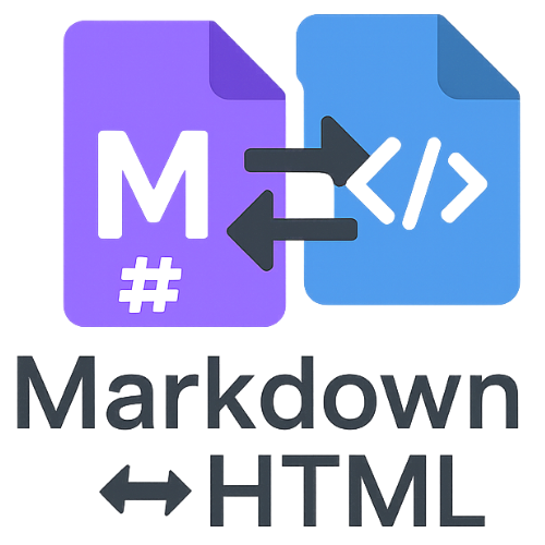 محوّل Markdown ⇄ HTML